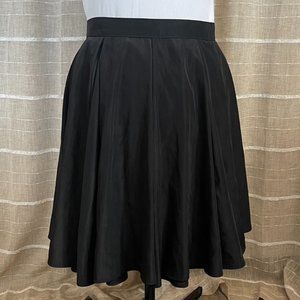 American apparel satin circle skirt